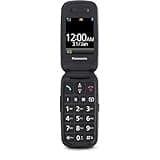 Panasonic KX-TU446EXR Teléfono Móvil para Personas Mayores, Resistente a Golpes, Cámara, Incluye Auriculares y Cargador, Indicador LED, Pantalla A Color 2,4 Pulgadas, Llamada De Emergencia SOS, Rojo