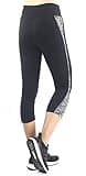 Sugar Pocket Pantalones Deportivas Apretado para Mujer Yoga Ejercicio XL,Negro/Gris