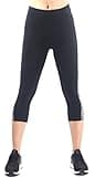 Sugar Pocket Pantalones Deportivas Apretado para Mujer Yoga Ejercicio XL,Negro/Gris