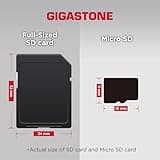 Gigastone - Tarjeta de Memoria SDXC de 256 GB, 4K Cámara Pro Serie, Velocidad de Transferencia de hasta 100 MB/s. Compatible con cámara Canon Nikon Sony Videocámara, A1 V30 UHS-I Clase 10 para 4K UHD