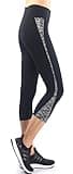 Sugar Pocket Pantalones Deportivas Apretado para Mujer Yoga Ejercicio XL,Negro/Gris