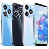 MTGud Smartphone Oferta del día, pantalla IPS de 5,0 pulgadas, 16GB ROM, 128GB, ampliable, teléfono inteligente Android, Dual-SIM, batería de 3000 mAh para teléfono móvil simple (SPark10Pro-Azul Claro