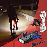 Éclairage Bicyclette Support Téléphone Intégré Avec Son - Support Téléphone pour Éclairage Vélo | Accessoires Puissants D’Éclairage Guidon Pour Débutants Et Expérimentés