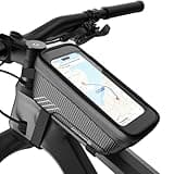 Bolsa Manillar y Cuadro de Bicicleta, TPU Pantalla Táctil Impermeable, Estralia Accesorios para Bicicleta de Montaña y Carretera, Compatible Con Teléfonos Móviles de Menos de 6.7''