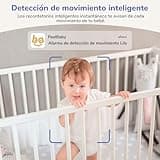 jeeber 2K/3MP Camara Vigilancia Bebe con App Movil, 5" IPS Pantalla, Rotación de 360 ​​Grados, Visión Nocturna, Detección Inteligente de llanto, Área de Seguridad Personalizada, VOX
