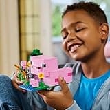 LEGO Minecraft La Casa-Cerdo Bebé, Granja con Animales de Juguete para Niños y Niñas de 7 Años o Más, Bioma Bosque y Personajes del Videojuego para el Juego de rol 21268