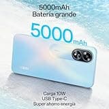 OPPO A18 - Smartphone Libre, 4GB+128GB, Pantalla HD+LCD 6.6", Cámara 8+2+5MP, Android, Batería 5000mAh, Carga 10W – Negro
