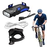 Éclairage Bicyclette Support Téléphone Intégré Avec Son - Support Téléphone pour Éclairage Vélo | Accessoires Puissants D’Éclairage Guidon Pour Débutants Et Expérimentés