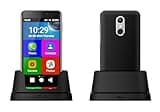 Teléfono Móvil para Personas Mayores 4G, Smartphone Artfone Smart_500, Senior, Botón SOS, Iconos Grandes, Base de Carga, Modo Sencillo, Volumen Alto, Batería 2550 mAh (SMART-500-2025)