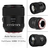 Meike 85 mm f1.8 Pro II Full Format STM Autofocus Mid Teleobjetivo de alta resolución 8K Lentes de retrato fijo para cámaras Fujifilm X sin espejo X-S10 XT4 XT5 XT10 XT20 X-A2 X30 X70