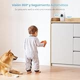 ieGeek Camara Vigilancia Bebe 360º Type-C 1080P Vigilabebes con Camara, 4,3" 3000mAh Pantalla LCD, App Remoto, 4X, Voz Dual, Seguimiento Automático, Detección Movimiento y Ruido, Mascotas, Ancianos