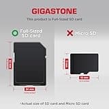 Gigastone - Tarjeta de Memoria SDXC de 256 GB, 4K Cámara Pro Serie, Velocidad de Transferencia de hasta 100 MB/s. Compatible con cámara Canon Nikon Sony Videocámara, A1 V30 UHS-I Clase 10 para 4K UHD