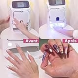 Lakenbroade Machine Automatique D'imprimante d'art D'ongle De Bricolage,Ensemble De Salon De Manucure D'imprimante À Ongles Intelligente Numérique 3D,pour la beauté et Les soins personnels