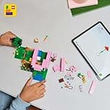 LEGO Minecraft La Casa-Cerdo Bebé, Granja con Animales de Juguete para Niños y Niñas de 7 Años o Más, Bioma Bosque y Personajes del Videojuego para el Juego de rol 21268