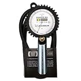 Pregunto, inflador de neumáticos Gauge Eurodainu 1991/CEE por Michelin, doble escala graduada Bar (0,7 – 12) – psi (10 – 174) ø80 mm manómetro, 150 cm manguera, para válvulas estándar