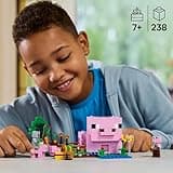 LEGO Minecraft La Casa-Cerdo Bebé, Granja con Animales de Juguete para Niños y Niñas de 7 Años o Más, Bioma Bosque y Personajes del Videojuego para el Juego de rol 21268