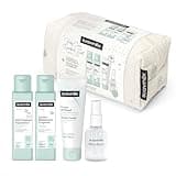 Suavinex, Neceser para Bebés de Tela, Set Regalo Bebé Recién Nacido con Cosmética: Gel Champú 100 ml + Loción Hidratante 100 ml + Crema Pañal 75 ml + Baby Cologne 50 ml. Formato Viaje. Beige Dreams