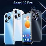 MTGud Smartphone Oferta del día, pantalla IPS de 5,0 pulgadas, 16GB ROM, 128GB, ampliable, teléfono inteligente Android, Dual-SIM, batería de 3000 mAh para teléfono móvil simple (SPark10Pro-Azul Claro