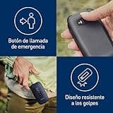 Panasonic KX-TU550EXC 4G Essentials Clamshell Teléfono Móvil Para Personas Mayores, Cámara De 1.2 MP, con Pantalla Grande de 2.8", 300 Horas De Tiempo En Espera, Azul