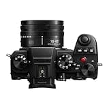 Panasonic Lumix S5D, Cuerpo de Cámara Sin Espejo de Fotograma Completo, con Lente S-R1840E 18-40 mm S, 24,2 MP, Grabación 4K 60P, Live View Finder, Monitor De Ángulo Libre, Wi-Fi, Negra