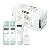 Suavinex, Neceser para Bebés de Tela, Set Regalo Bebé Recién Nacido con Cosmética: Gel Champú 100 ml + Loción Hidratante 100 ml + Crema Pañal 75 ml + Baby Cologne 50 ml. Formato Viaje. Azul Dreams