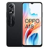 OPPO A18 - Smartphone Libre, 4GB+128GB, Pantalla HD+LCD 6.6", Cámara 8+2+5MP, Android, Batería 5000mAh, Carga 10W – Negro