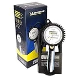 Pregunto, inflador de neumáticos Gauge Eurodainu 1991/CEE por Michelin, doble escala graduada Bar (0,7 – 12) – psi (10 – 174) ø80 mm manómetro, 150 cm manguera, para válvulas estándar