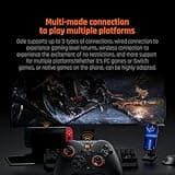 Controladores de PC, Controladores Inalámbricos BIGBIG WON Gale, Puntería de Movimiento, Disparador Hall, Aplicación para PC, Controladores de Juegos para Switch/PC/iOS/Android con Soporte de Carga