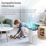 AROEVE Purificador de Aire para Hogar hasta 120 m² (CADR 300 m³/h) - Control por App/Voz, Modo Automático con Indicador Luminoso de Calidad, Filtra Polen, Polvo, Pelo de Mascotas