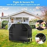 VDISRR Funda Barbacoa Exterior Impermeable, 420D Oxford Resistente al Desgarro Funda Protectora para BBQ 152 x 71 x 117 cm, Cubierta de Barbacoa Exterior Anti-Viento/Anti-Polvo/Anti-Humedad/Anti UV