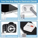 Juego de Limpieza 32 en 1 para teléfono móvil con Cepillo, Accesorios de Limpieza multifuncionales para la Limpieza de Productos electrónicos como Airpods, teclados, portátiles (Blanco)