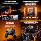 Controladores de PC, BIGBIG WON Gale Hall Controladores inalámbricos Control de movimiento, Hall Joysticks, 3 pares Thumbsticks Controladores de juegos de aplicaciones de PC para Switch/PC/iOS/Android