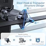 Blukar Soporte Móvil Coche, Soporte Teléfono Coche Universal del Aire Ventilación con Clip Superestable, Operación Sola Mano y 360° Rotación, Suporte Telemovel Carro para Smartphone/GPS 4.0-7.0''