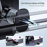 Miracase Soporte Movil Coche [Potente Ventosa], Doble Soporte Metálico para Parabrisas/Salpicadero/Ventilación de Aire, Soporte Teléfono Coche Universal para Smartphone