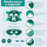 Antifaz de Gel Frío y Mascara para Ojos – Tecnología de Gel Facial de Medi Grade – Set para Cuidado Mujer y Hombre, Mascara de Frio para Cara Ojos y Anti Ojeras