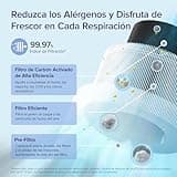 LEVOIT Purificador de Aire Inteligente, Filtro HEPA, CADR 170m³/h a 35m², Control por Alexa, Silencio Modo Sueño inferior a 24dB, Elimina 99,97% de Alergia Polen Olor y Caspa de Mascota,Blanco