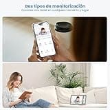 ieGeek 5” 2K/3MP Camara Vigilancia Bebe, 360° PTZ Vigilabebes con Camara y Vista Previa de Pantalla Dual, Detección de Movimiento, Audio de 2 Vías, Visión Nocturna, Control de Monitor y Movil
