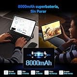 TABWEE T90 Tablet 11 Pulgadas Android 15 - Gemini Ai, 8000mAh, 24GB RAM+128GB ROM/2TB TF, Octa-Core T615, 2GHz Tableta, Widevine L1/5G WiFi/5MP+13MP/ Facial ID/GPS/BT5.0/ Tablet con Teclado y Ratón