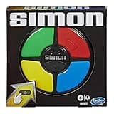 Hasbro Simon, Juego de Memoria Electrónico portátil con Sonidos y Luces para Mayores de 8 años, Color Surtido