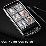 SPC Zeus 4G Pro + Carcasa | Smartphone fácil Uso Mayores | Iconos XXL, Botón SOS, Configuración remota | 5,5”, 4GB RAM, 64GB Memoria Interna, cámara 13MP, Android 11, Base de Carga, Negro