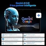 TABWEE T90 Tablet 11 Pulgadas Android 15 - Gemini Ai, 8000mAh, 24GB RAM+128GB ROM/2TB TF, Octa-Core T615, 2GHz Tableta, Widevine L1/5G WiFi/5MP+13MP/ Facial ID/GPS/BT5.0/ Tablet con Teclado y Ratón