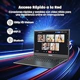 Azeyou Portátil 15,6" FHD IPS para Negocios/Estudiantes, AMD Ryzen 3 3200U, 16GB RAM, 512GB SSD, WiFi 5G, BT5.0, OS 11 Pro, HDMI, USB-C, Lector de Tarjetas SD, Teclado Numérico, Cámara Web