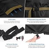 VANSHEIM Funda para Barbacoa Exteriores Cubierta de Barbacoa Cubierta BBQ de Parrilla Impermeable Anti-UV Antipolvo Grandes Fundas para Barbacoa para Weber,Char-Broil,Campingaz 168x71x117cm