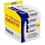 Dodot Toallitas Sensitive para Bebé, 15 Paquetes De 54 Unidades = 810 Toallitas, Óptima Protección para la Piel