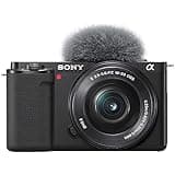 Sony Alpha ZV-E10L - Cámara vlog sin espejo de objetivos intercambiables con lente de kit Power Zoom de 16-50 mm f/3.5 - 5.6, pantalla de ángulo variable para vlogging, color negro