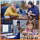 Chessnut Air Electronic Chess Set, un magnífico Tablero de ajedrez de Madera Hecho a Mano con Reinas adicionales, Luces LED, Juego electrónico adaptativo con Inteligencia Artificial y aplicación.