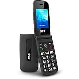 SPC Titan 2 – Teléfono móvil de Tapa para Mayores con 4G, Teclas Grandes, Timbre Alto 105dB y Pantalla 2,4” | Fácil de Usar y configuración remota | 3 memorias directas | Batería hasta 7 días - Negro