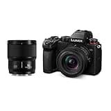 Panasonic DC-S5DWE-K Lumix S5D Cuerpo de cámara sin Espejo de fotograma Completo, 24.2MP, 4K 60P de grabación, Live View Finder,Wi-Fi Bluetooth y Objetivos S-R1840E 18-40mm y S-S5M0E 50mm,S5D (Nuevo)