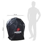 Landmann Cubierta para Barbacoa, Accesorios de Barbacoa de PVC, Resistente a la Intemperie, Cubierta para barbacoas, Cubierta para Barbacoa, Cubierta para Exteriores, protección contra la Intemperie