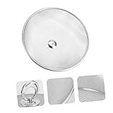 WATIIFUFU 1 campana de acero inoxidable para alimentos, cubierta plegable para alimentos, diámetro para cocina, pícnic y barbacoas, protección contra insectos y moscas